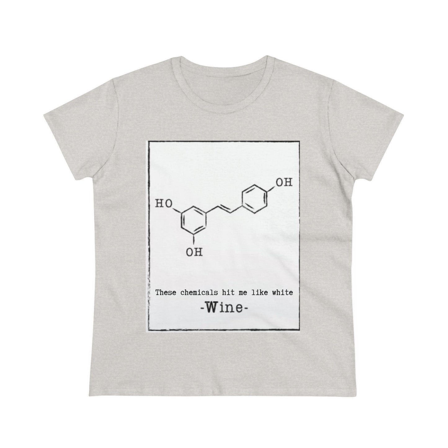TTPD Wine Molecule Women's Midweight Cotton Tee