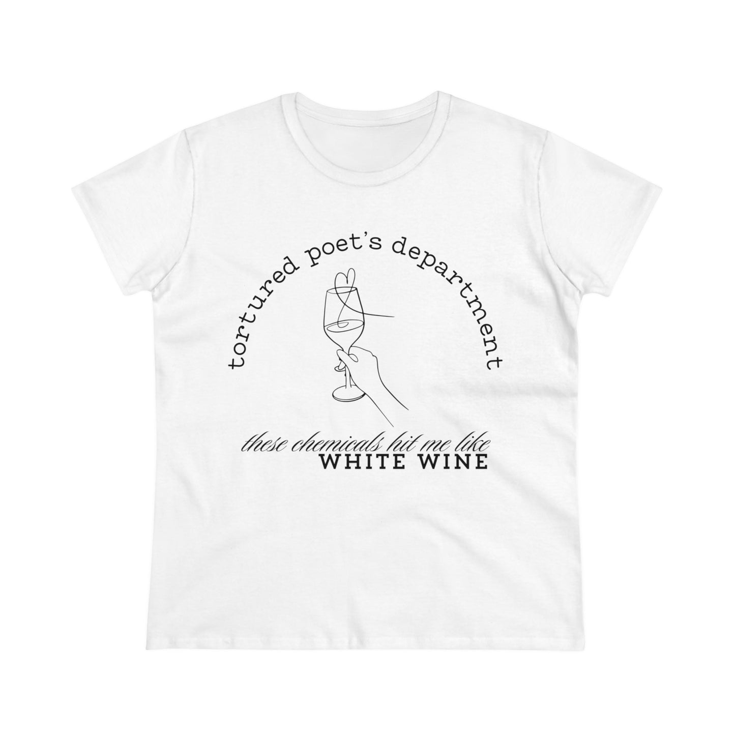 TTPD White Wine Women's Midweight Cotton Tee