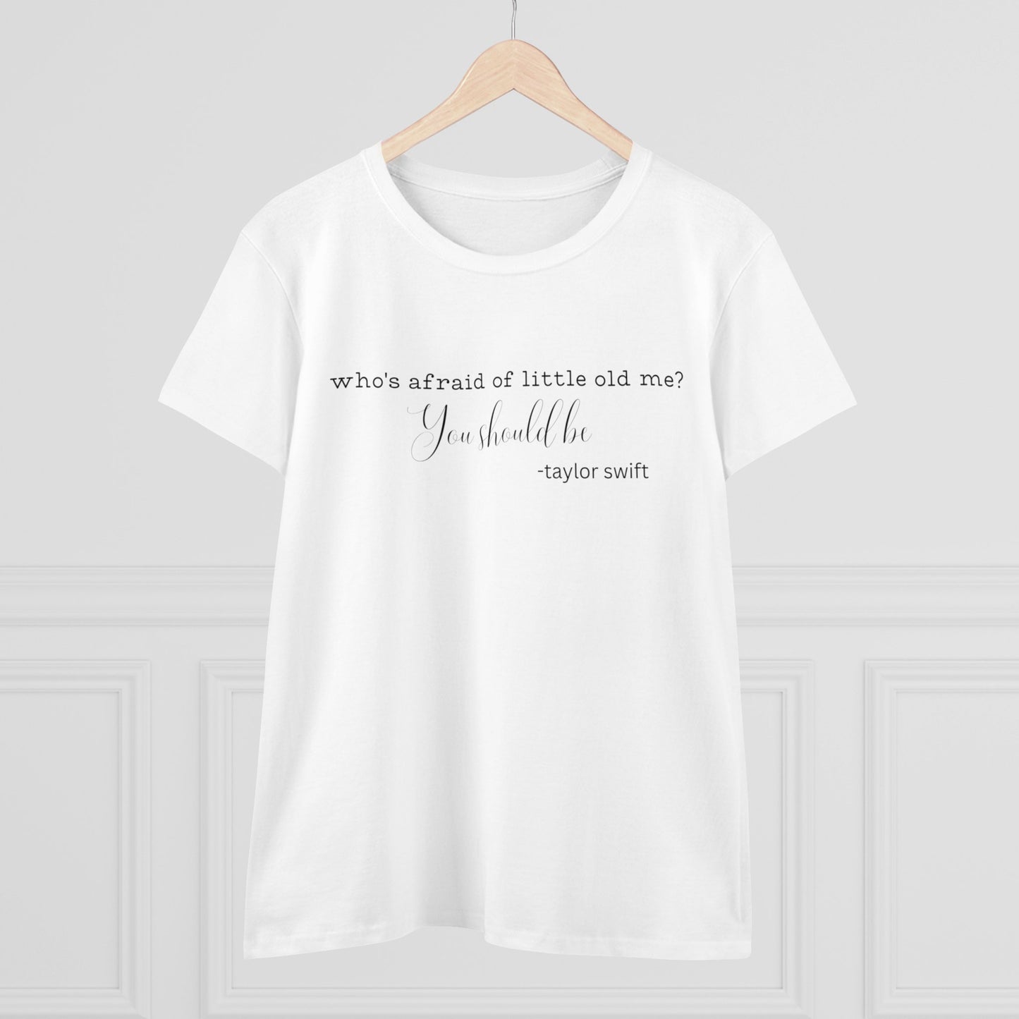 TTPD Who's Afraid... Women's Midweight Cotton Tee