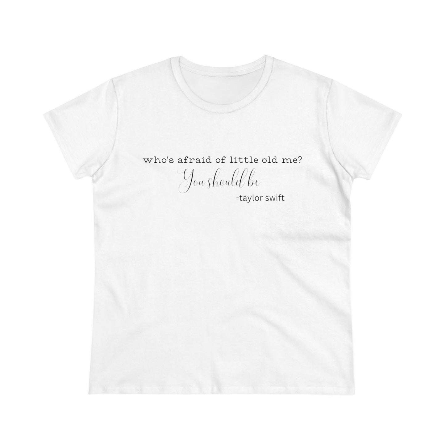 TTPD Who's Afraid... Women's Midweight Cotton Tee