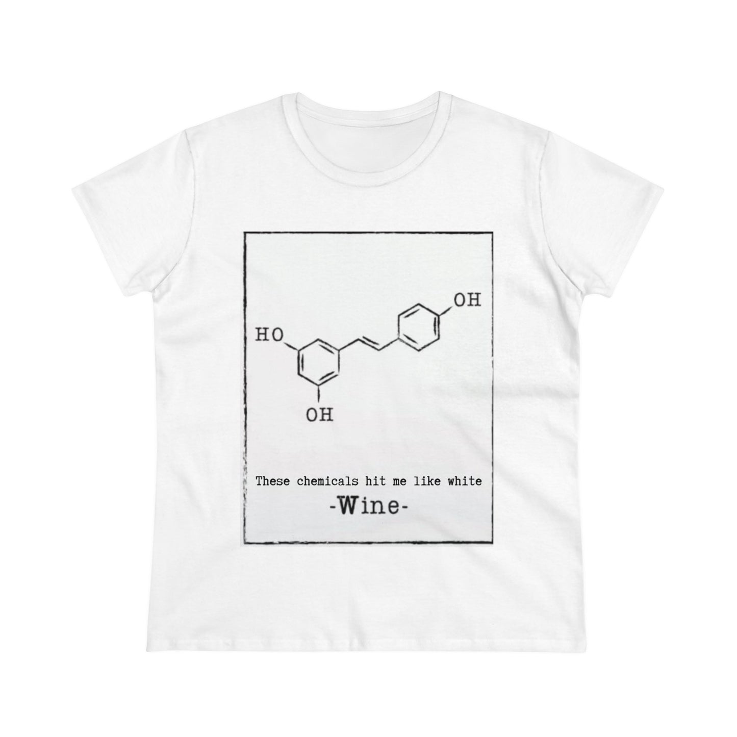 TTPD Wine Molecule Women's Midweight Cotton Tee