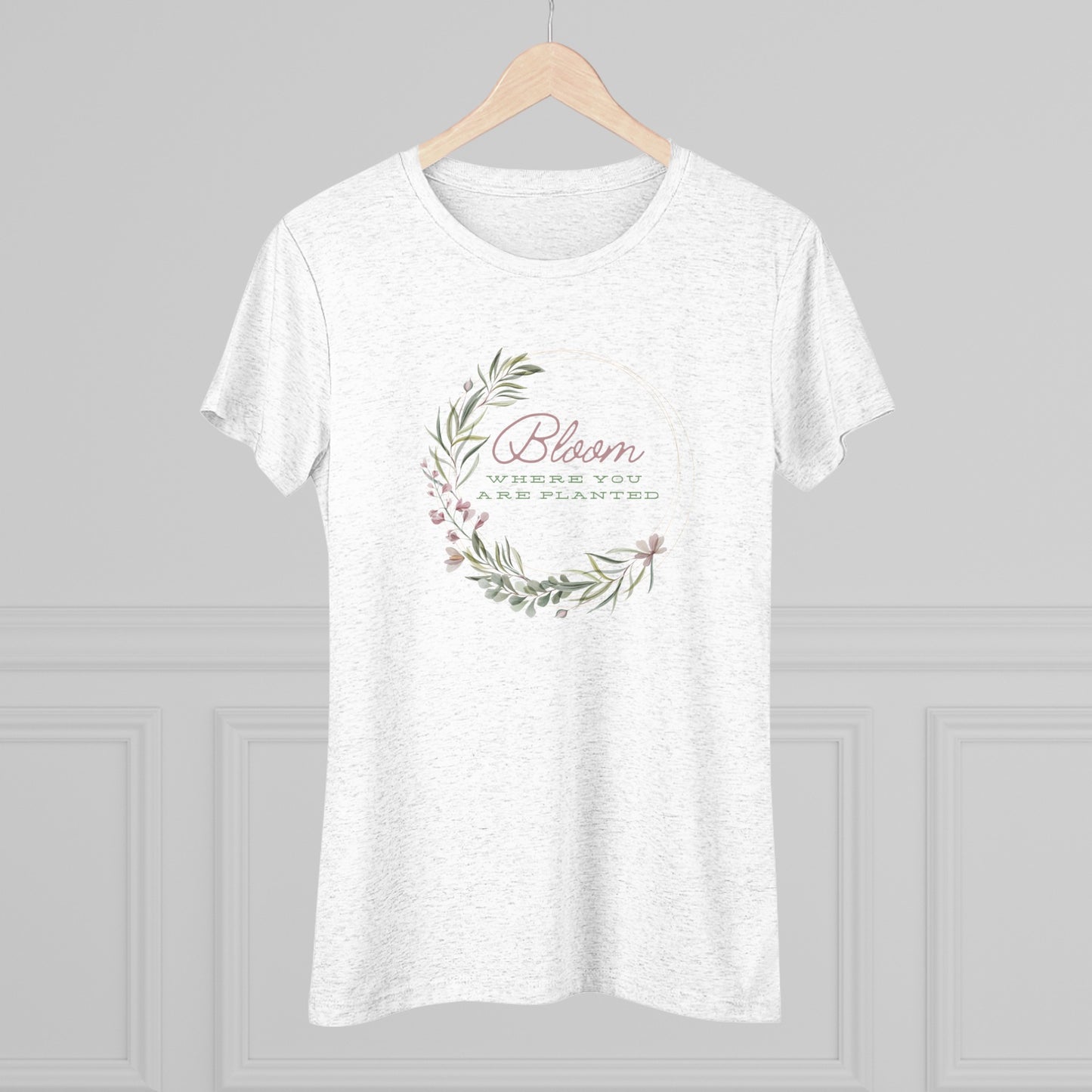 Women's Soft Tee "Bloom Where You Are Planted"