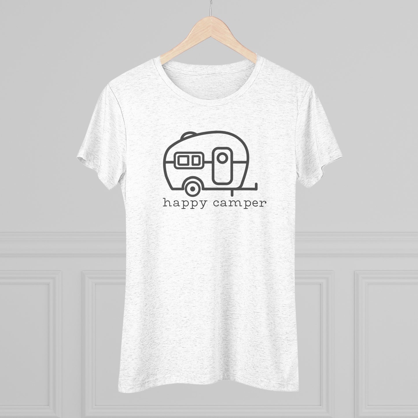 Women's Triblend Tee- Happy Camper