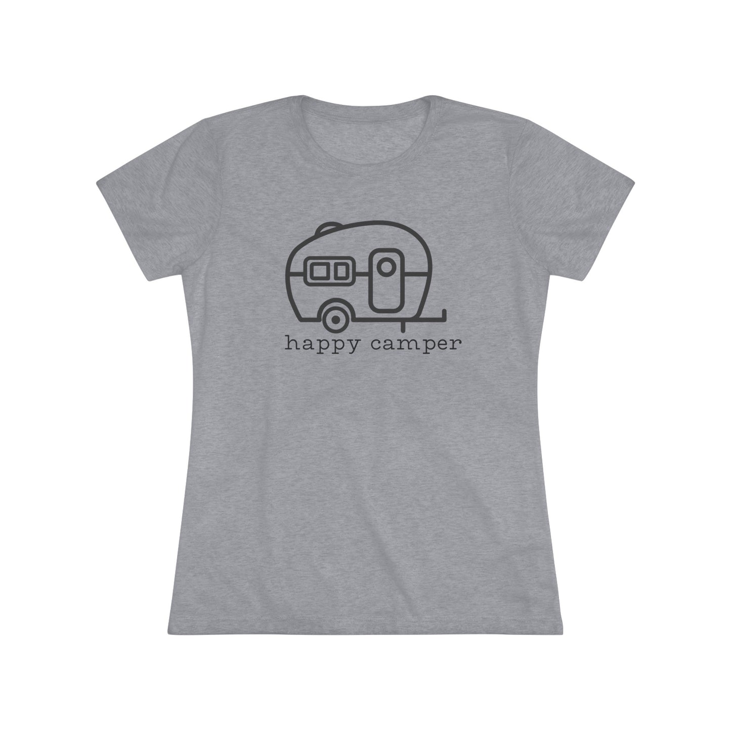 Women's Triblend Tee- Happy Camper