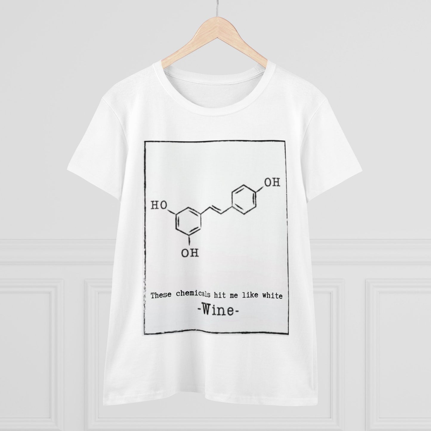 TTPD Wine Molecule Women's Midweight Cotton Tee