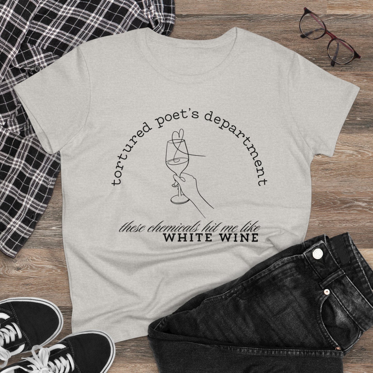 TTPD White Wine Women's Midweight Cotton Tee