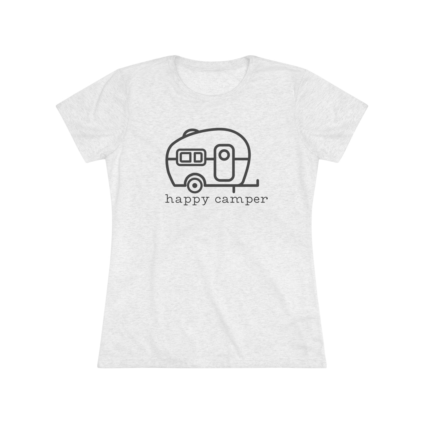 Women's Triblend Tee- Happy Camper