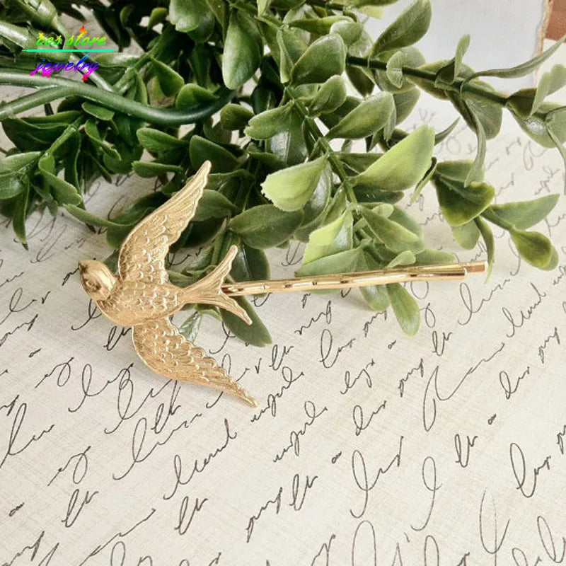 Vintage Rustic Swallow Bobby Pins Wedding Hair Accessories Bijoux Jewelry