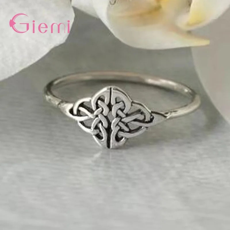 Elegant 925 Sterling Silver Camellia Finger Rings for Women Trendy Delicate Hollow Out Flower Ring Celebrity Jewelry Bijoux