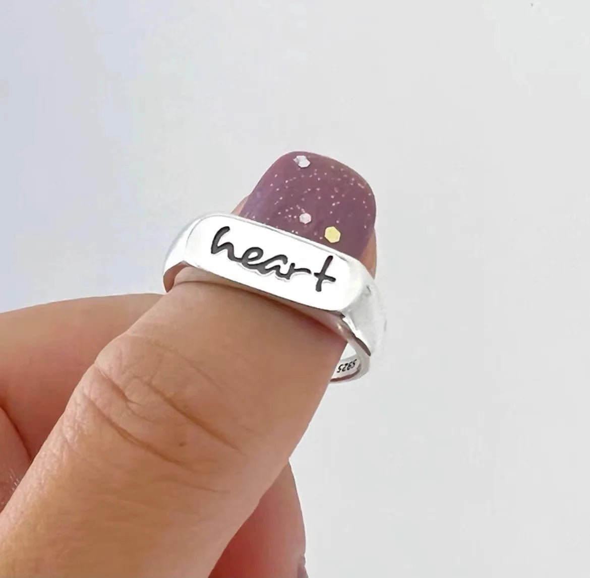 925 Sterling Silver Geometric Unique Double Lines Rings for Women Bohemian Adjustable Open Vintage Ring For Party Birthday Gift