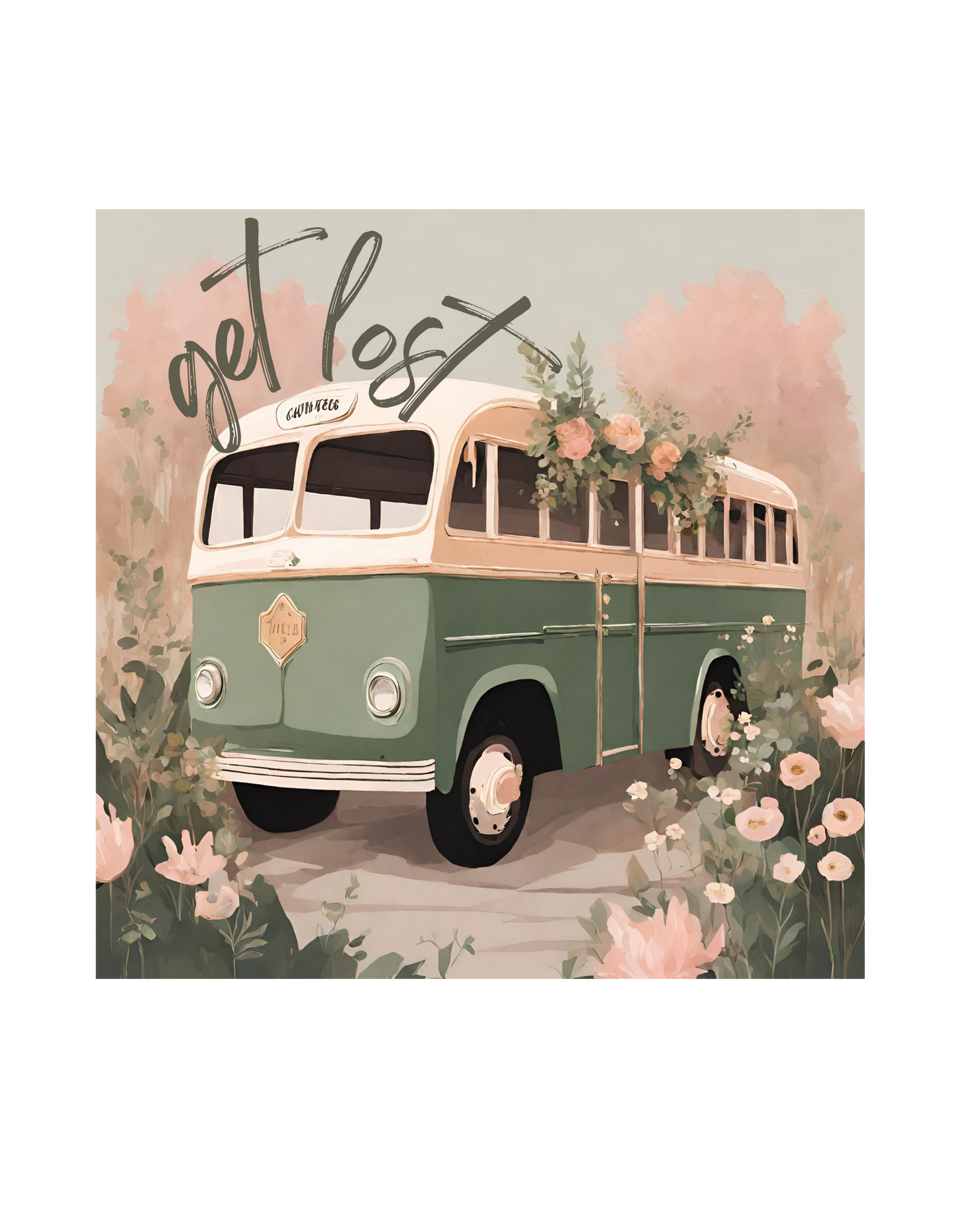 Tee ShirtSoftstyle Tee "Women's Softstyle Tee "Get Lost"A Beautiful Vintage Life