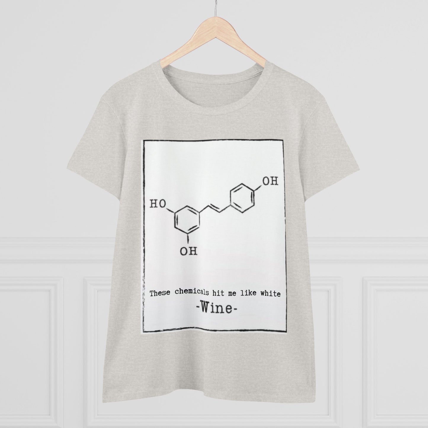 TTPD Wine Molecule Women's Midweight Cotton Tee