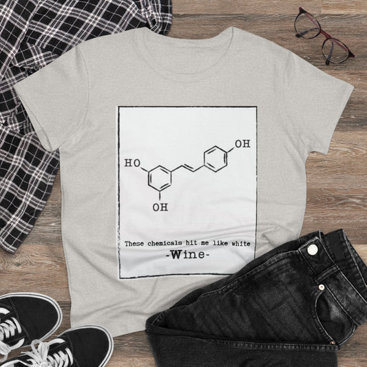 TTPD Wine Molecule Women's Midweight Cotton Tee