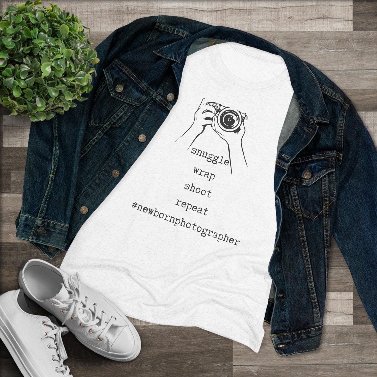 #NewbornPhotographer  Women's Triblend Tee