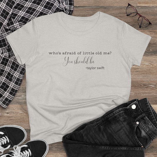 TTPD Who's Afraid... Women's Midweight Cotton Tee
