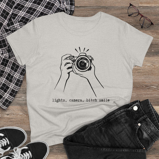 TTPD Lights, Camera, B*tch Women's Midweight Cotton Tee