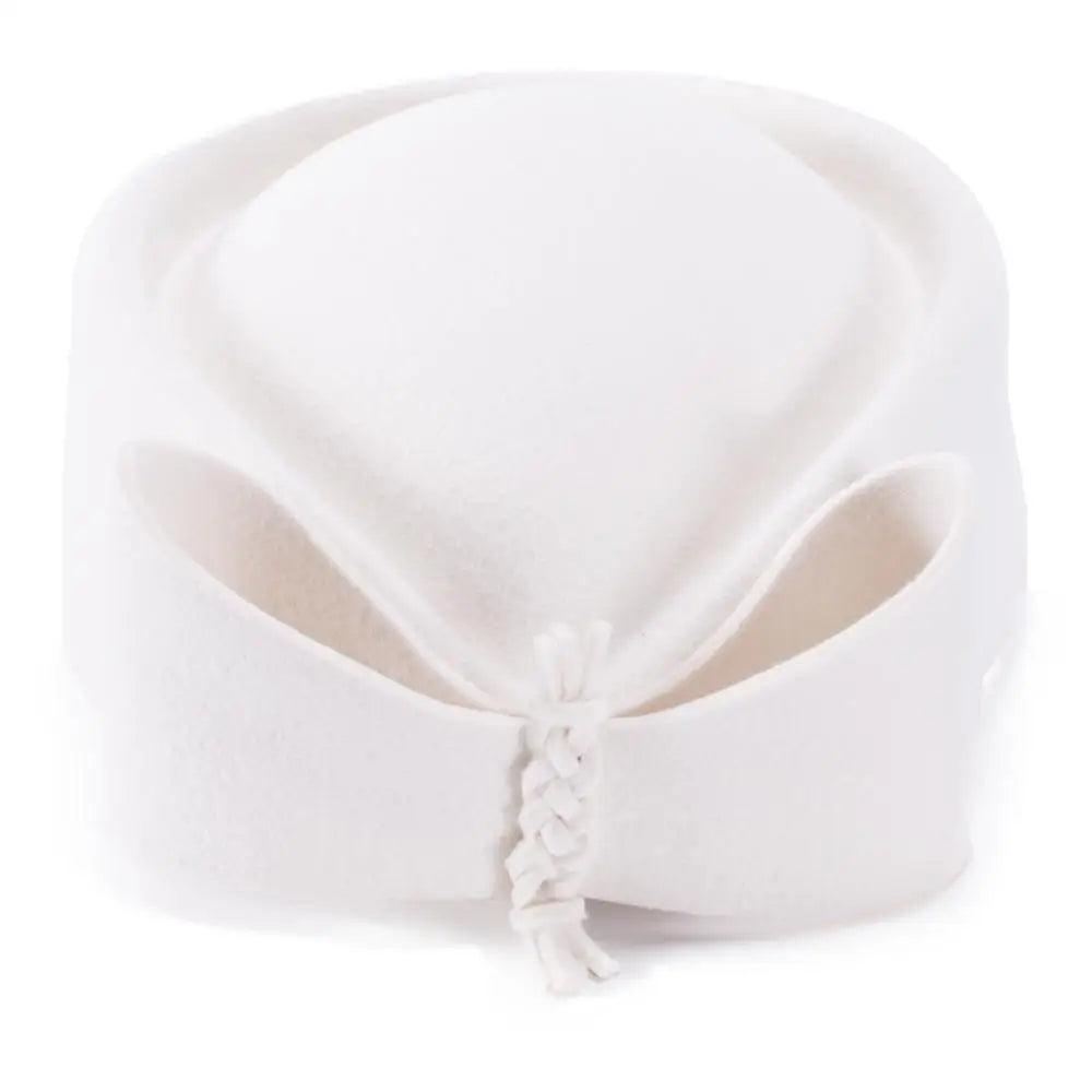 Pillbox Hat Top Fancy Wool Felt Hat Cocktail Racing Party Wedding Church A253Lawliet Teardrop  Fascinator Women Vintage Look Pillbox Hat Top Fancy A Beautiful Vintage Life