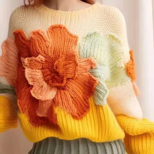 Candy Yellow Vintage Knitted Sweaters Women Top AutumnCandy Yellow Vintage Knitted Sweaters Women Top Autumn and Witnter EleA Beautiful Vintage Life