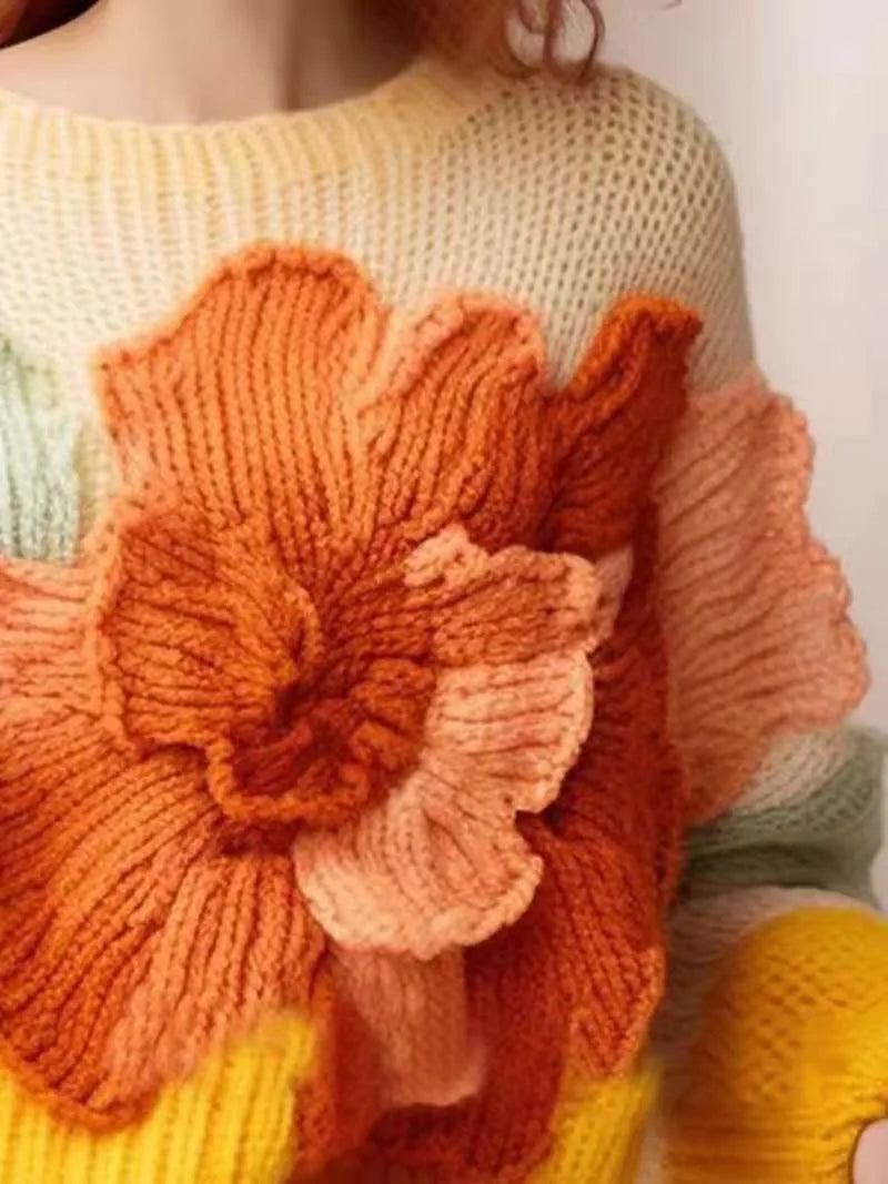 Candy Yellow Vintage Knitted Sweaters Women Top AutumnCandy Yellow Vintage Knitted Sweaters Women Top Autumn and Witnter EleA Beautiful Vintage Life