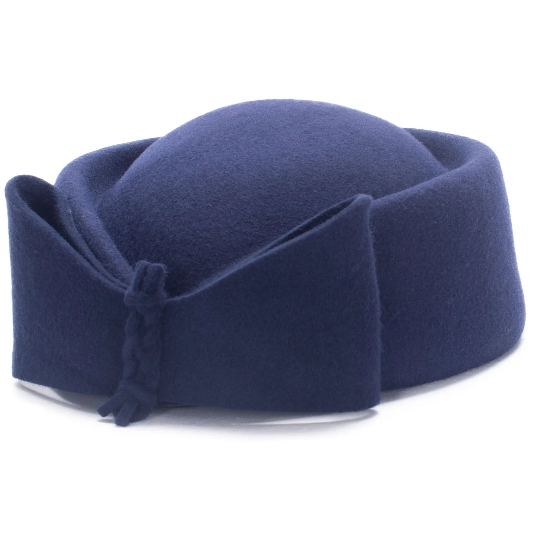 Pillbox Hat Top Fancy Wool Felt Hat Cocktail Racing Party Wedding Church A253Lawliet Teardrop  Fascinator Women Vintage Look Pillbox Hat Top Fancy A Beautiful Vintage Life