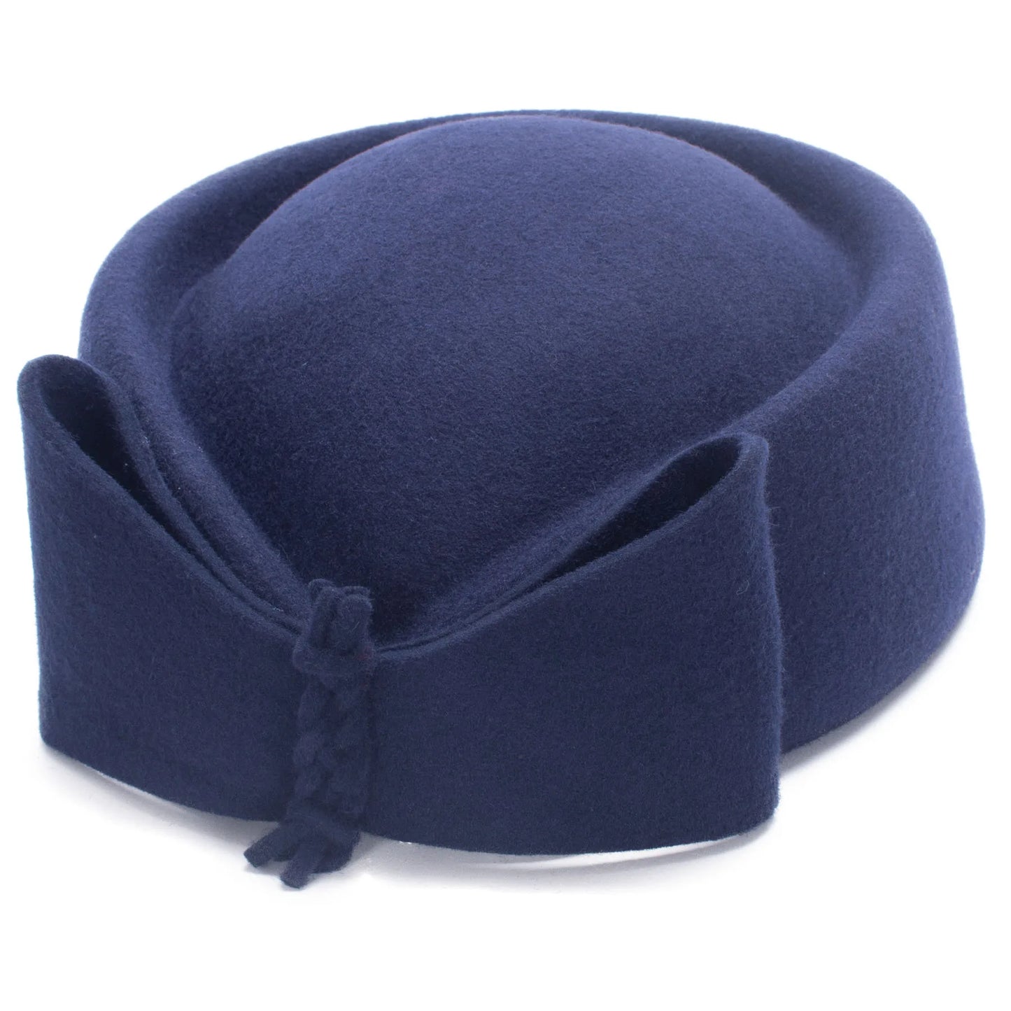 Pillbox Hat Top Fancy Wool Felt Hat Cocktail Racing Party Wedding Church A253Lawliet Teardrop  Fascinator Women Vintage Look Pillbox Hat Top Fancy A Beautiful Vintage Life