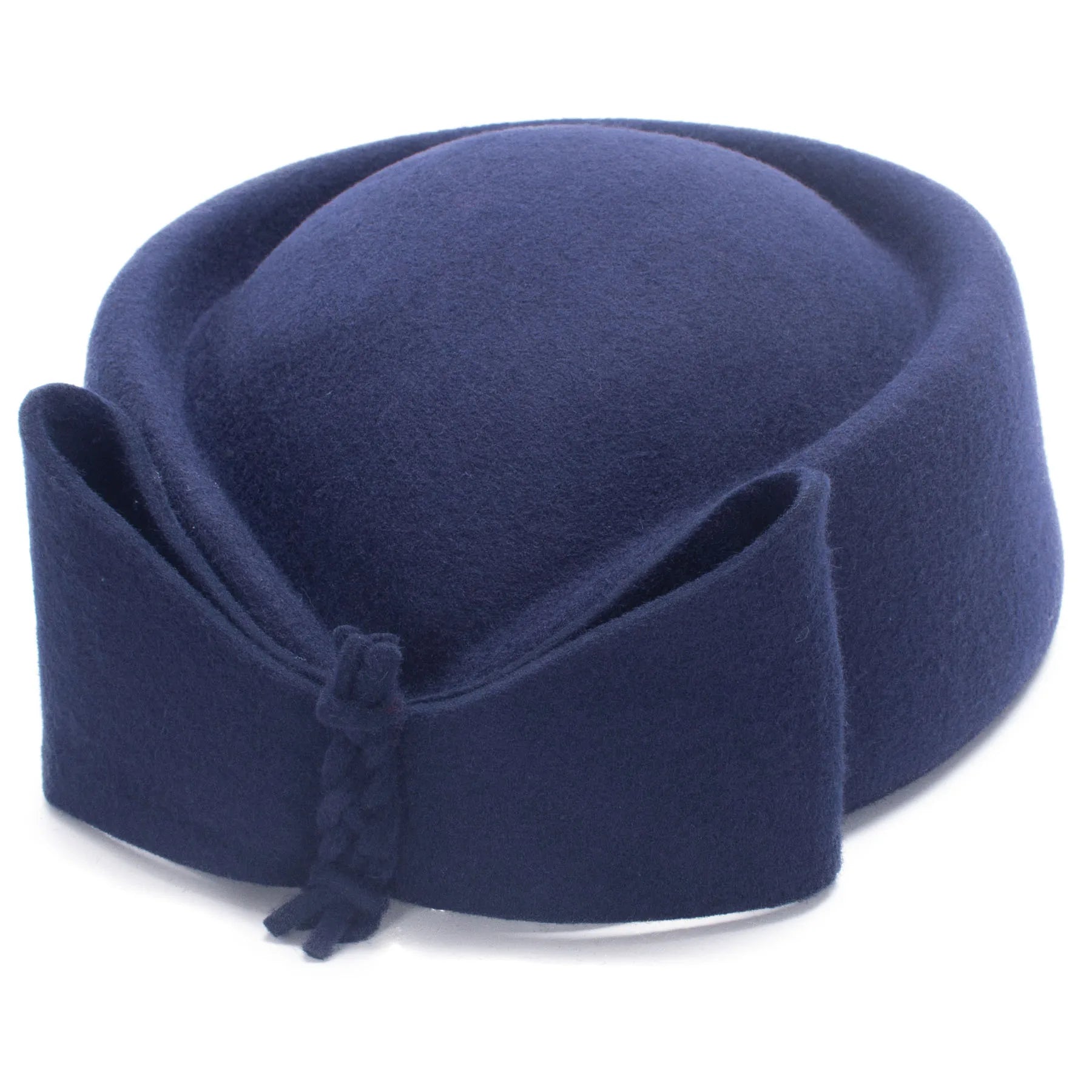 Pillbox Hat Top Fancy Wool Felt Hat Cocktail Racing Party Wedding Church A253Lawliet Teardrop  Fascinator Women Vintage Look Pillbox Hat Top Fancy A Beautiful Vintage Life